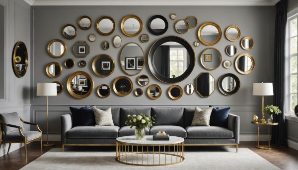 Habiller ses murs avec élégance grâce aux miroirs déco